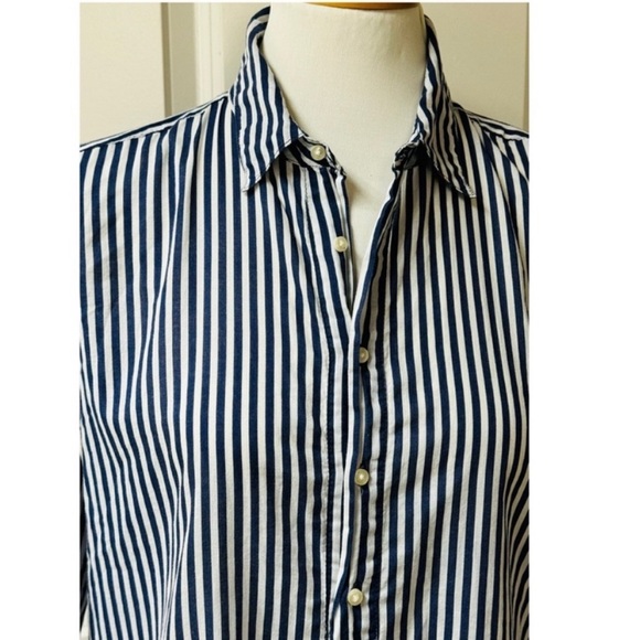 Anthropologie x Holding Horses Striped Button Front Shirt - Picture 12 of 15